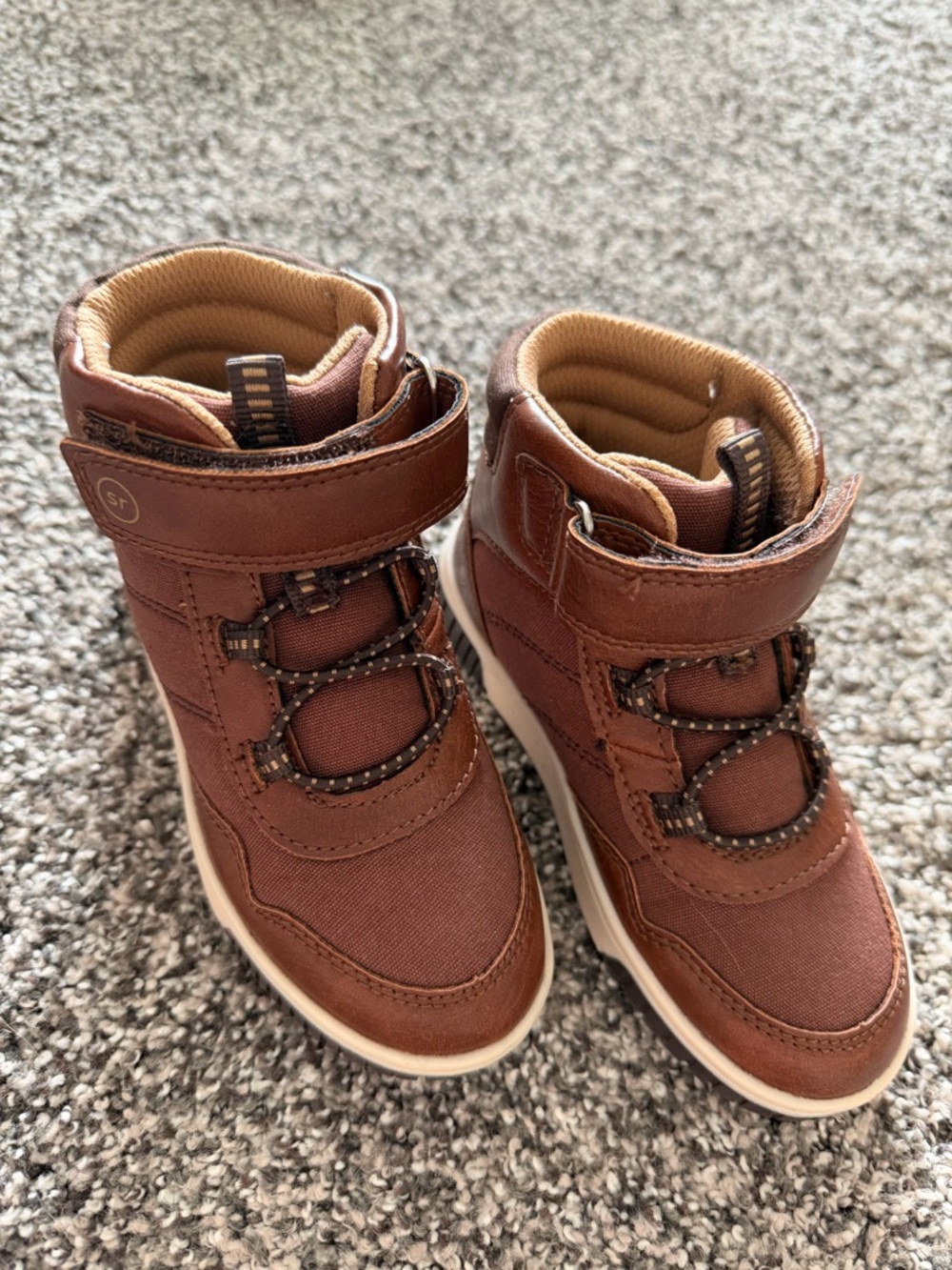 Stride Rite Brown Kids' High-Top Boots
